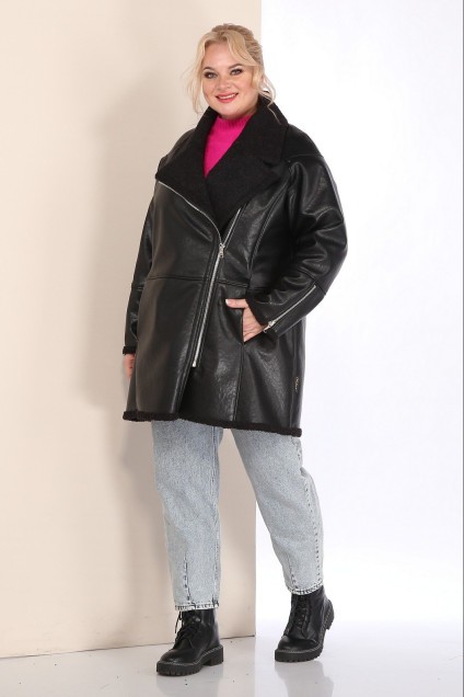 Пальто 2002-1 черный Celentano