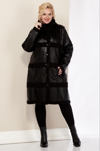 Пальто 2041-1 черный Celentano