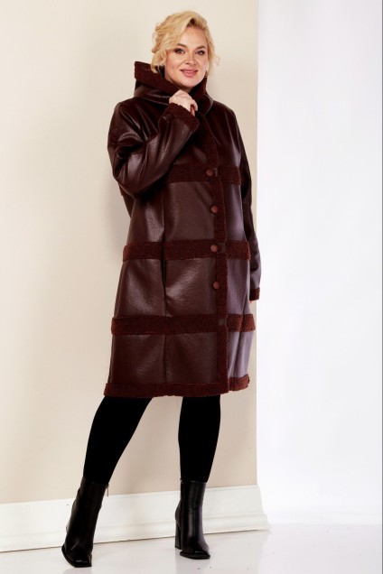 Пальто 2041-2 шоколадный Celentano