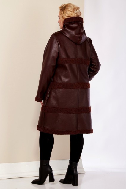 Пальто 2041-2 шоколадный Celentano