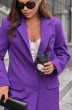 Костюм брючный 0210-7 фиолетовый-1 Continental Fashion