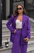 Костюм брючный 0210-7 фиолетовый Continental Fashion