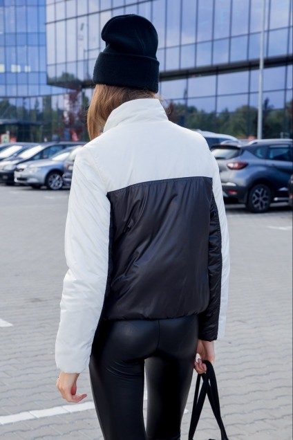 Куртка 6359-1 черно-белый DOGGI