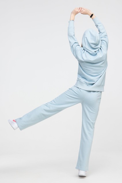 Спортивный костюм 16071 бледно-голубой DOMNA