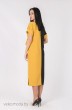 Платье 1503 черный+желтый Daloria