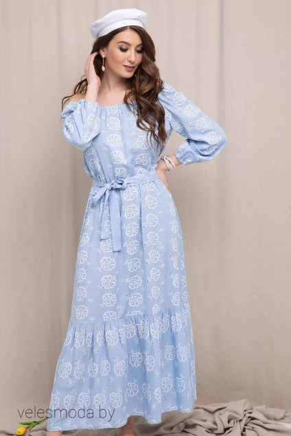 Платье 1660 светло-голубой Daloria