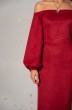 Платье 1745 красный Daloria