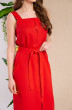 Платье 1658 красный Daloria