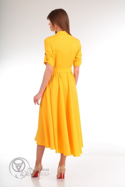 Платье 1658 желтый Danaida