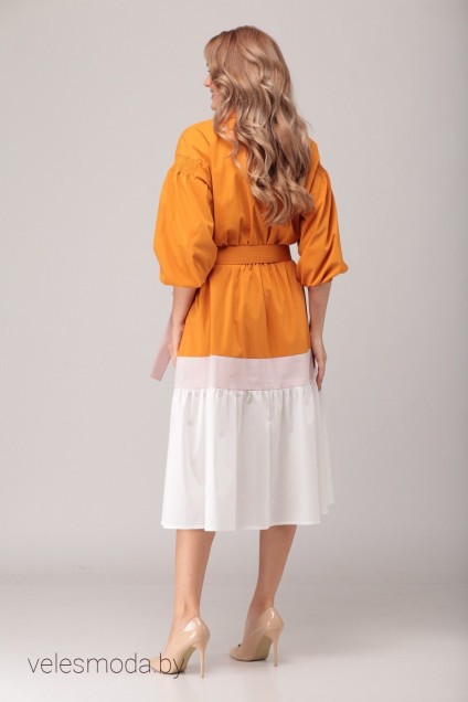 Платье 1837 оранжевый Danaida