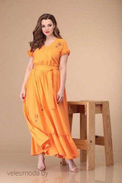 Платье 1881 оранжевый Danaida