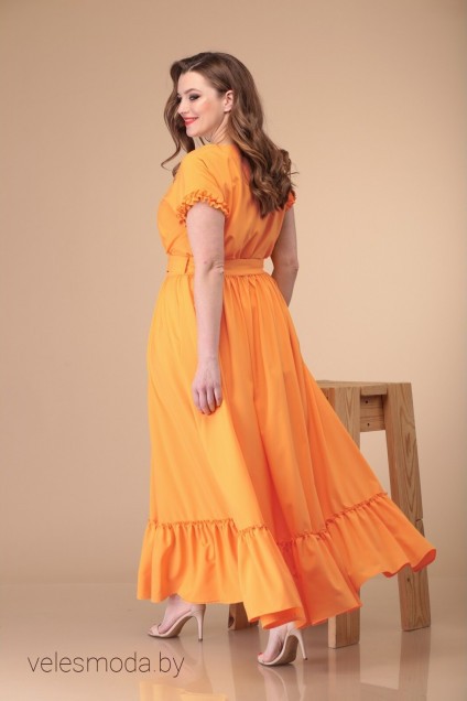 Платье 1881 оранжевый Danaida