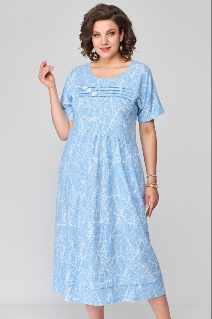 Платье 2170 голубой Danaida