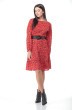 Платье 898 красный+леопард Deluiz N