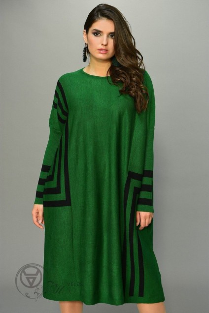 Платье 1001 зеленый Diva
