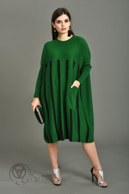 Платье 1002 зеленый Diva