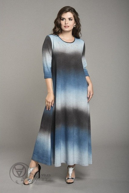 Платье 979 синий Diva