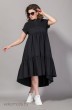 Платье 7067 черный EVA GRANT