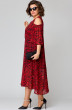 Платье 7234 красно-черный принт EVA GRANT