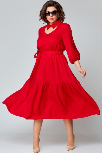 *Платье 7327 красный EVA GRANT