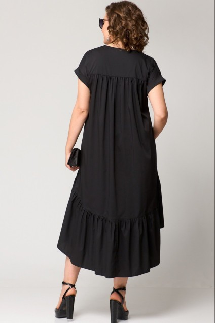 Платье 7327Х черный EVA GRANT