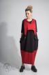 Платье 385 красный+черный ElPaiz