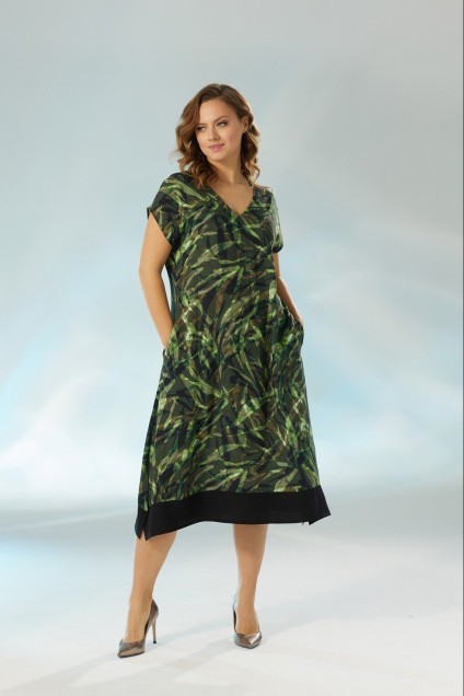Платье 4216 зеленый Elady