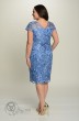 Платье 01-508 голубой Elga