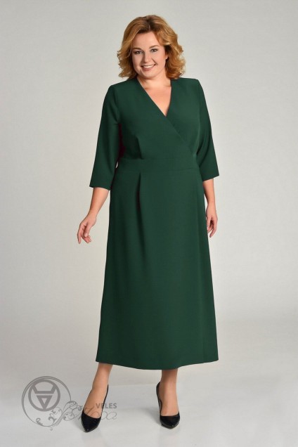 Платье 01-564 зелень Elga