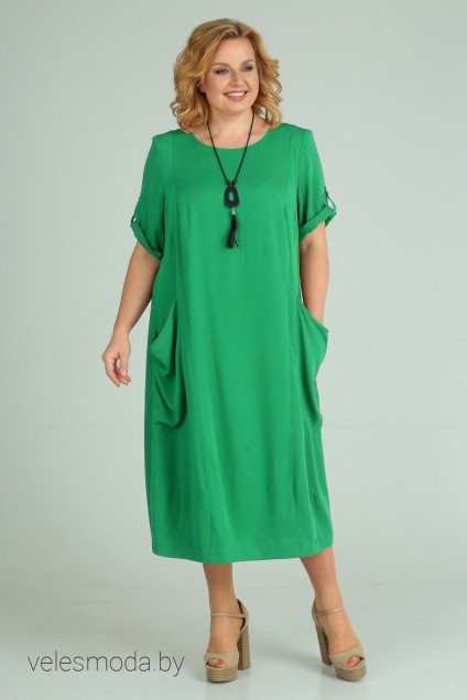 Платье 01-608 зелень Elga