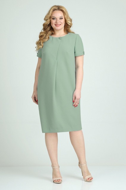 Платье 01-704 зелень Elga