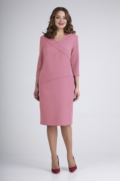 Платье 01-723 розовый Elga