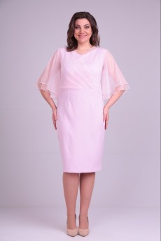 Платье 01-747 розовый Elga