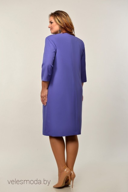 Костюм с платьем 21-674 фиолет Elga