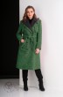 Пальто 3326 зеленый Elletto