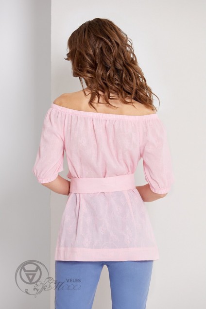 Блузка 1676 розовый EOLA