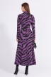 Платье 2357 фиолетовый + черный EOLA