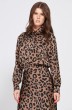 Блузка 2500 коричневый леопард EOLA