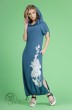 Платье 080 синий Euro Moda