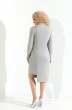 Платье 373 серый + розовый + люрекс Euro Moda