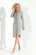 Платье 373 серый + розовый + люрекс Euro Moda