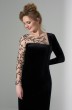 Платье 485 черный Euro Moda