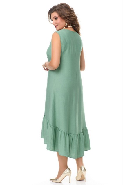 Платье-сарафан 1292 зеленый FITA