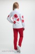 Спортивный костюм 11376 белый+красный FORMAT