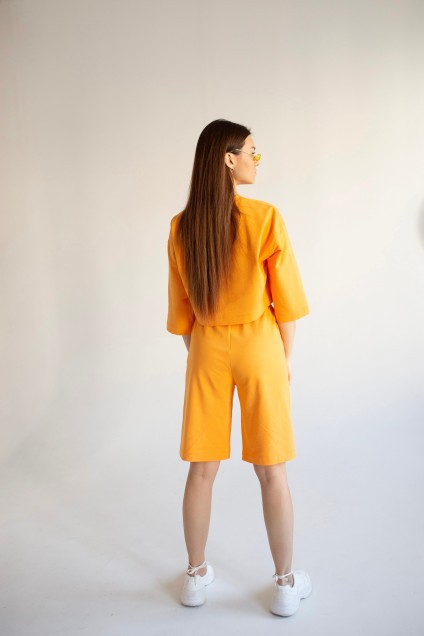 Костюм с шортами ФС-6 оранжевый Faldas