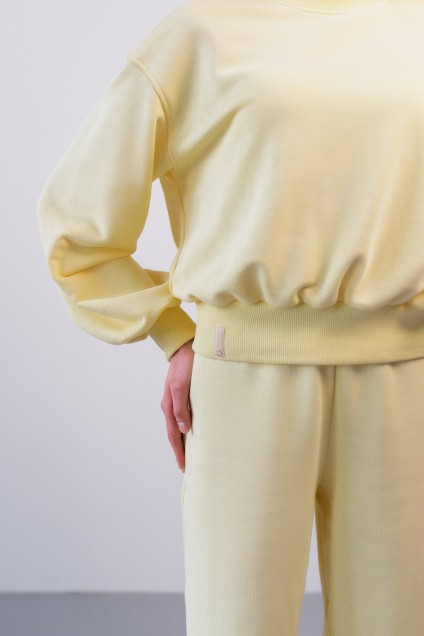 Спортивный костюм 018ФС светло-желтый Faldas