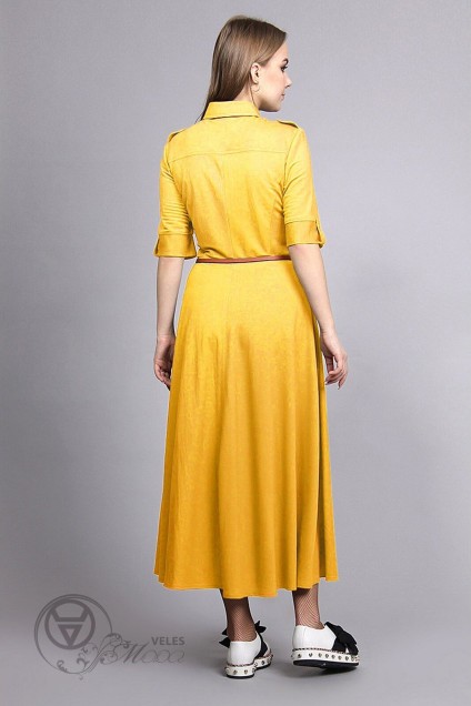 Платье 3174 желтый FantaziaMod