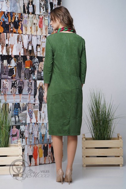 Платье 3356 зеленый FantaziaMod
