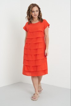 Платье 4201-1 апельсин FantaziaMod