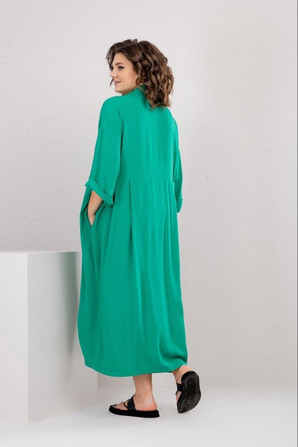 Платье 1140 зеленый Deesses